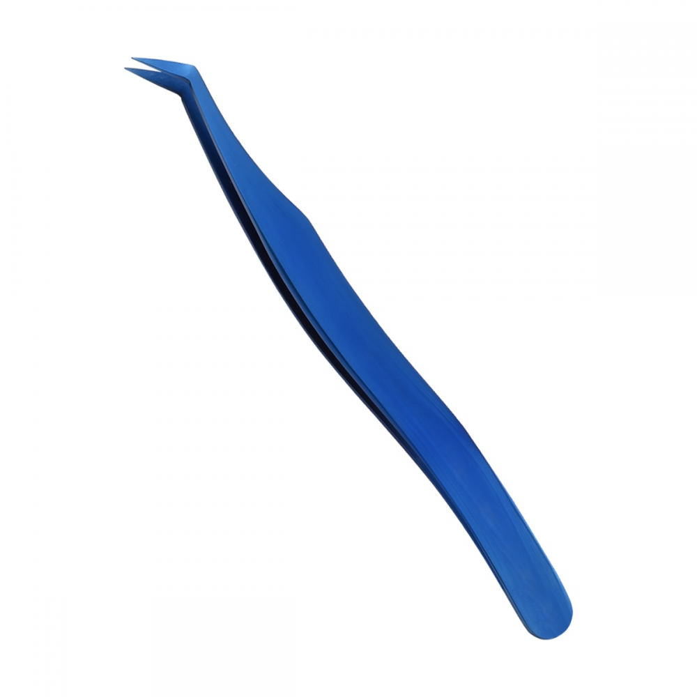 Blue Plasma Color Coating Tweezer