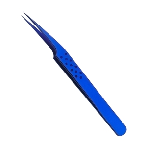 Blue Plasma Color Coating Tweezer