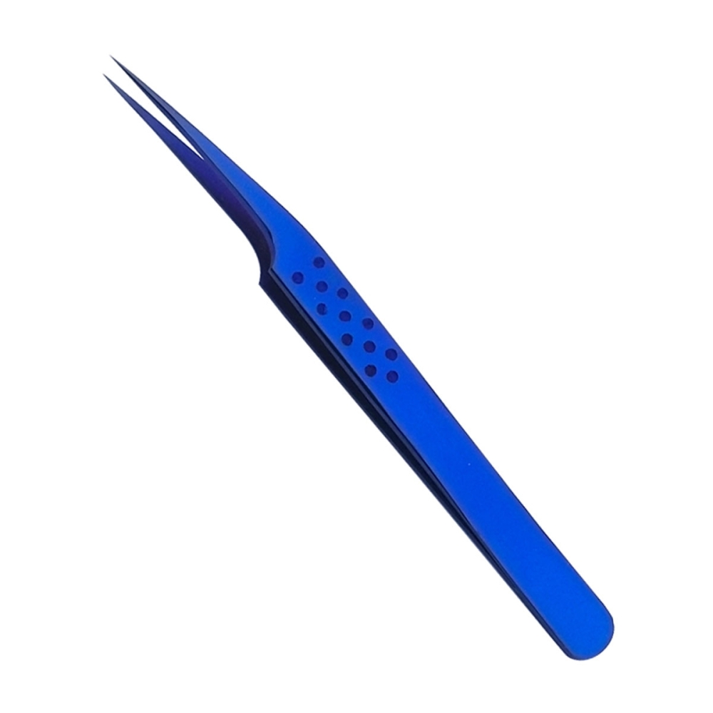 Blue Plasma Color Coating Tweezer