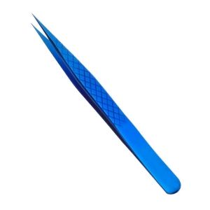 Blue Plasma Color Coating Tweezer