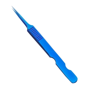 Blue Plasma Color Coating Tweezer